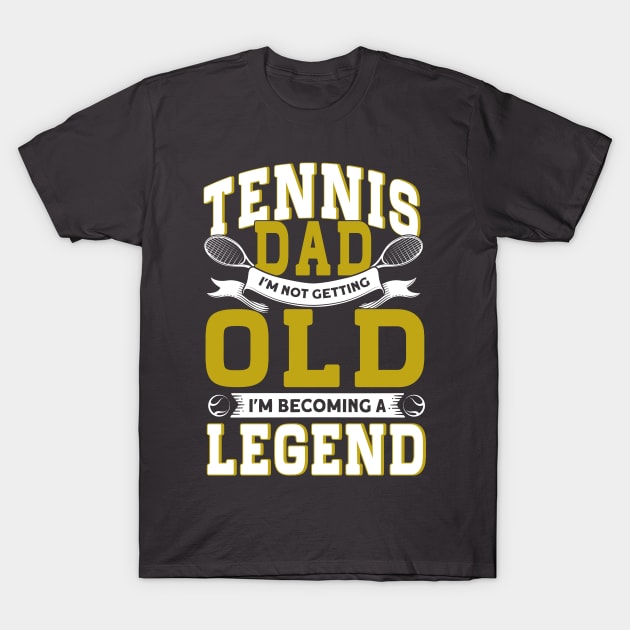 Tennis Racket Tennis Player Tennis T-Shirt by Toeffishirts